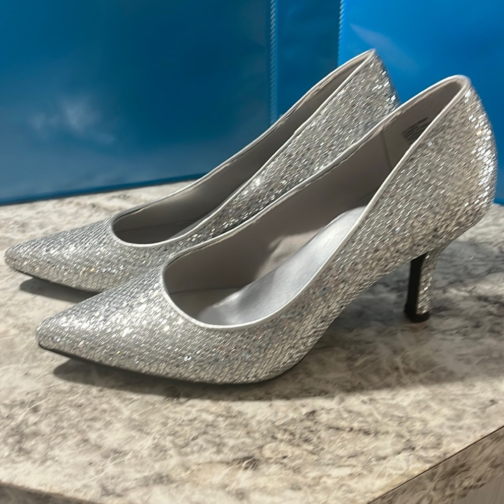 Silver Dress Shoes